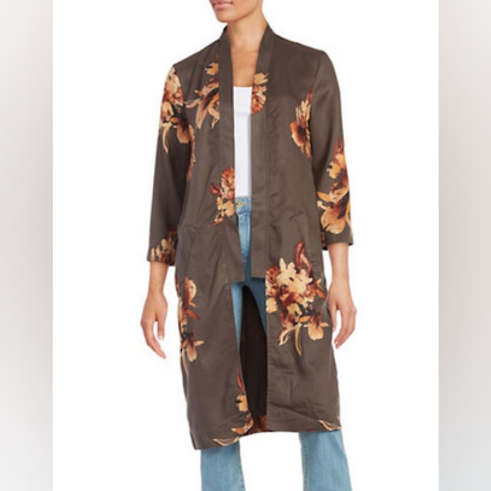 NWT old stock Free people Floral onyx combo kimono